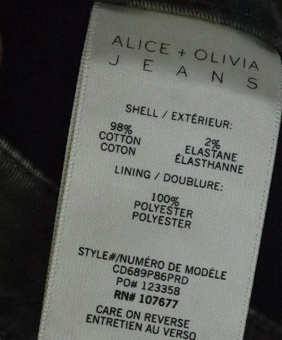 Alice   Olivia Camo Print Pants sz 4