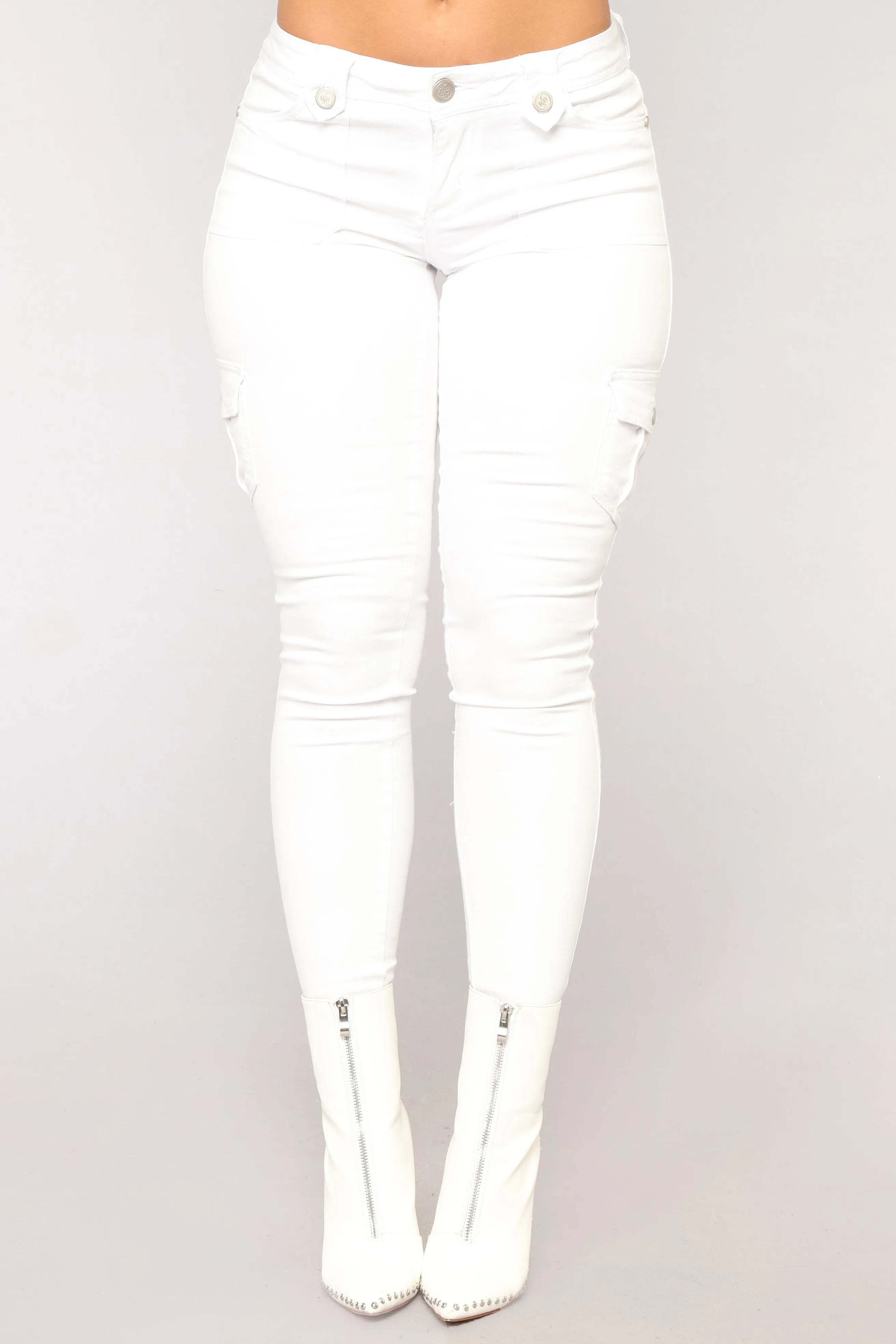 Army Strong Pants - White