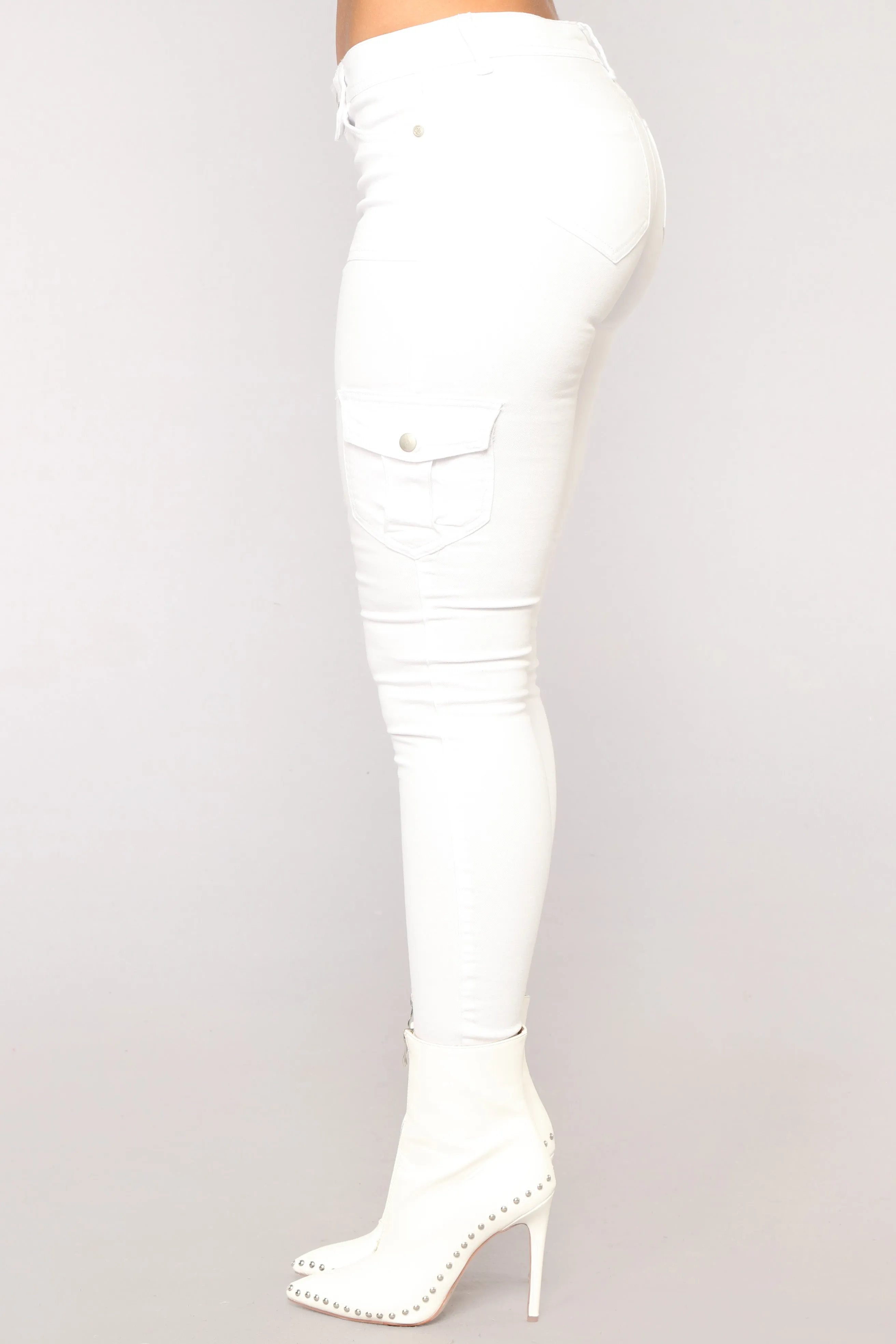 Army Strong Pants - White