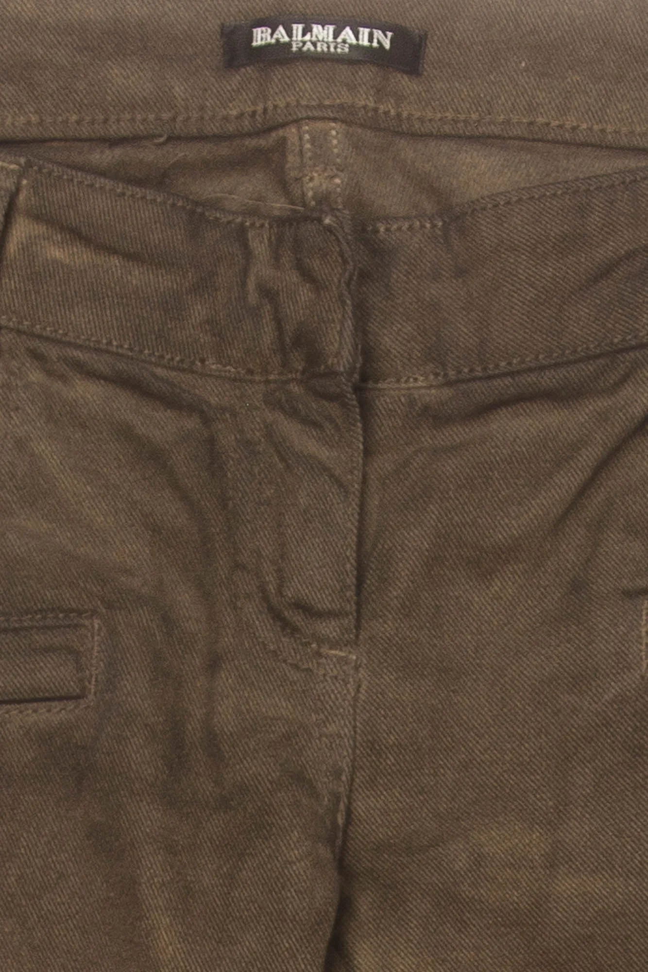 Balmain - Brown Bellbottom Pants - FR 40