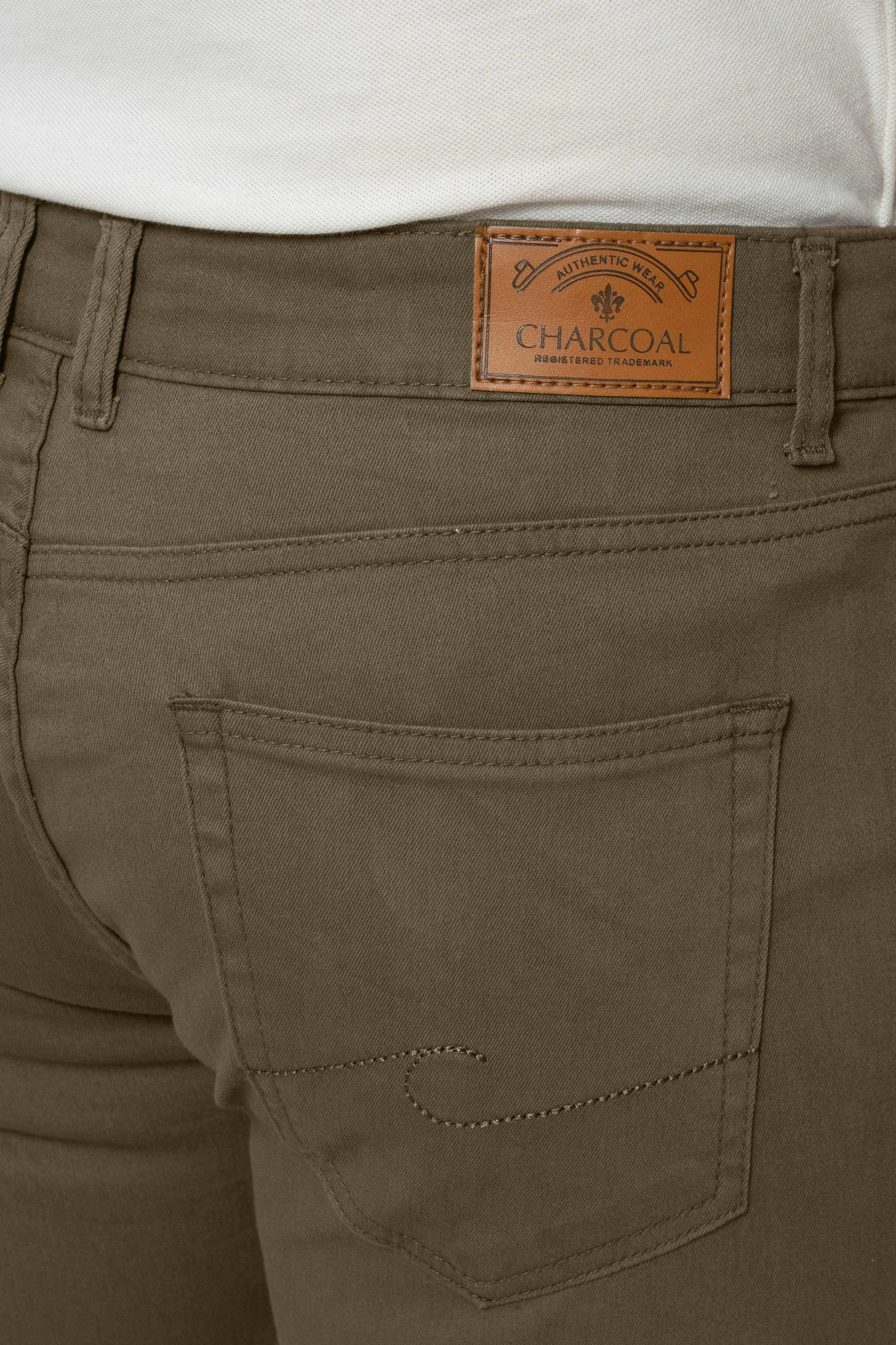 BASIC 5 POCKET PANT OLIVE