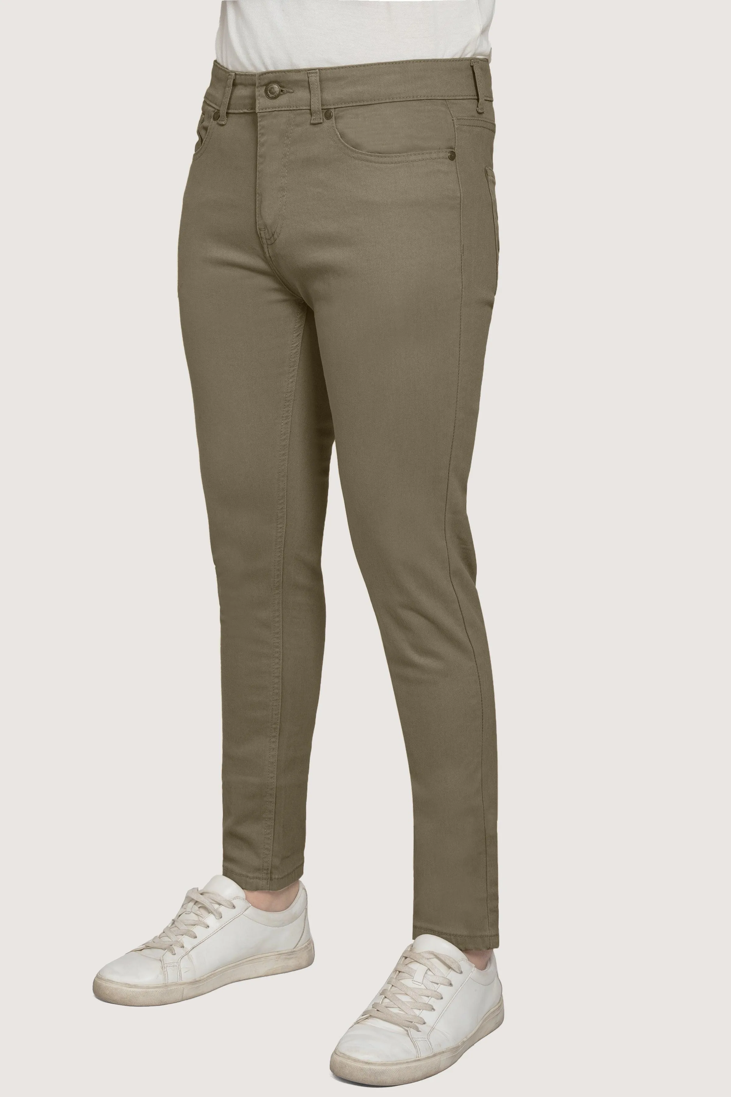 BASIC 5 POCKET PANT OLIVE