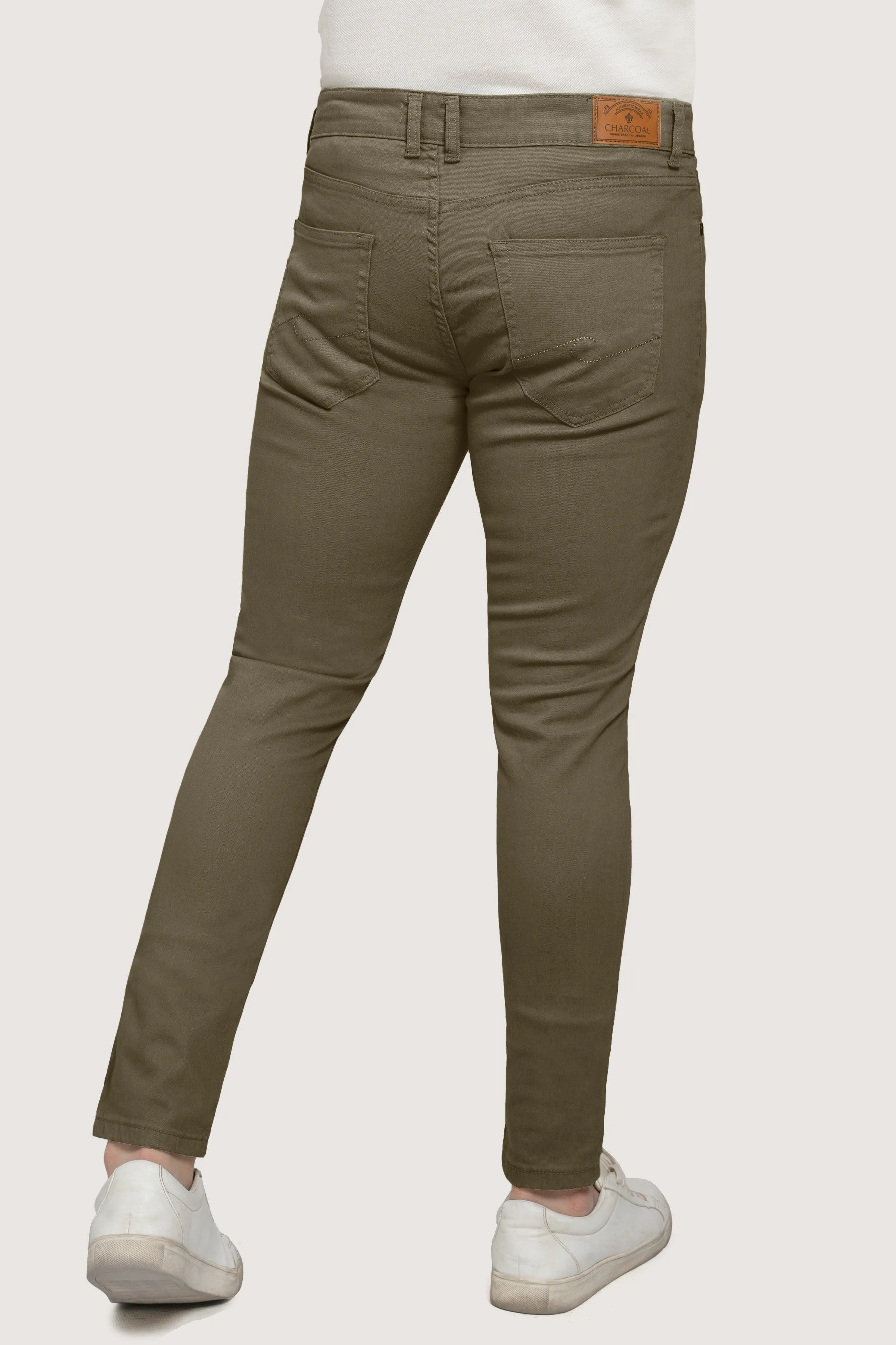 BASIC 5 POCKET PANT OLIVE