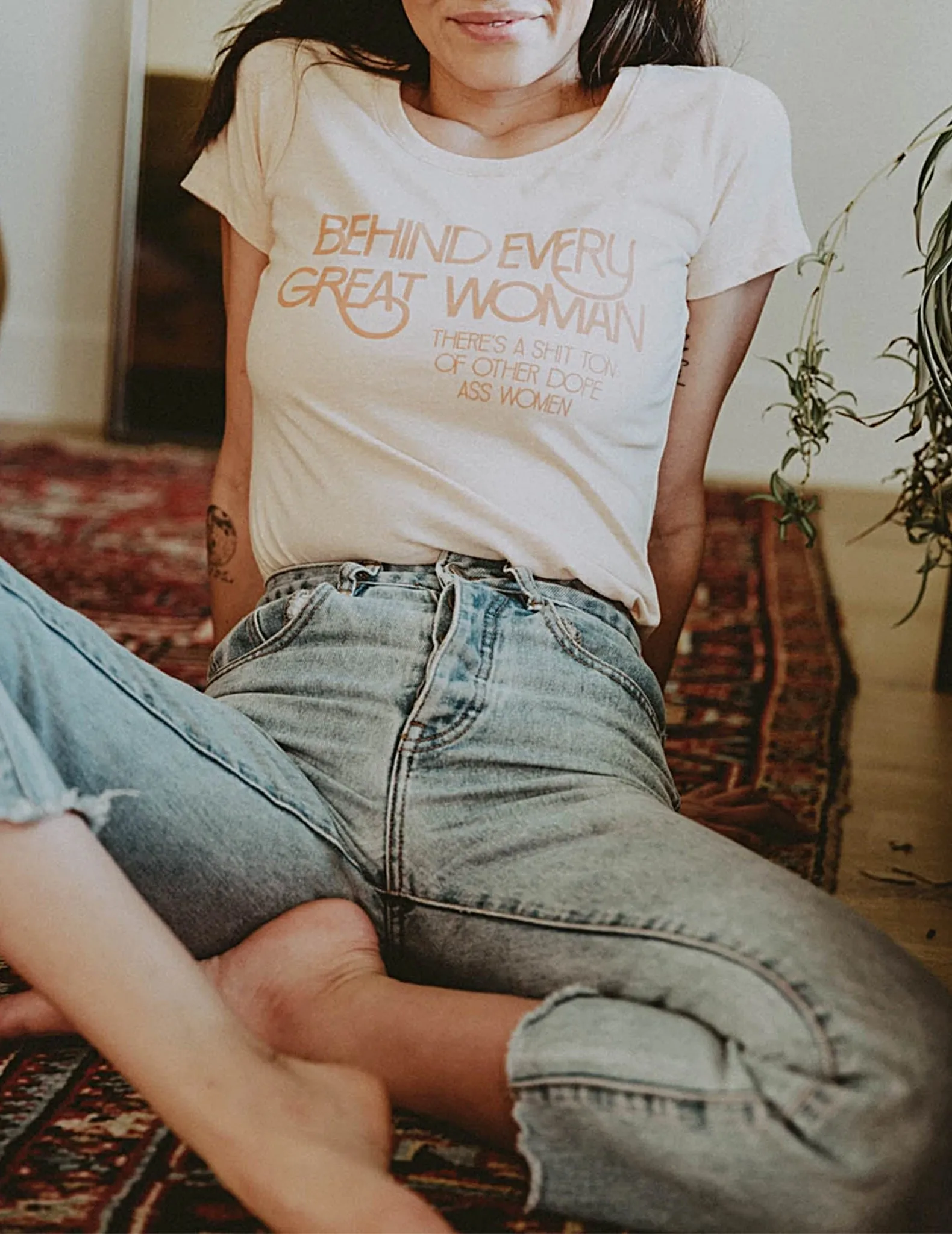 Behind Every Great Woman Tee