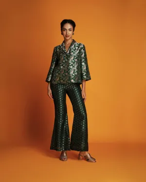 Bell bottom pants with booti designs