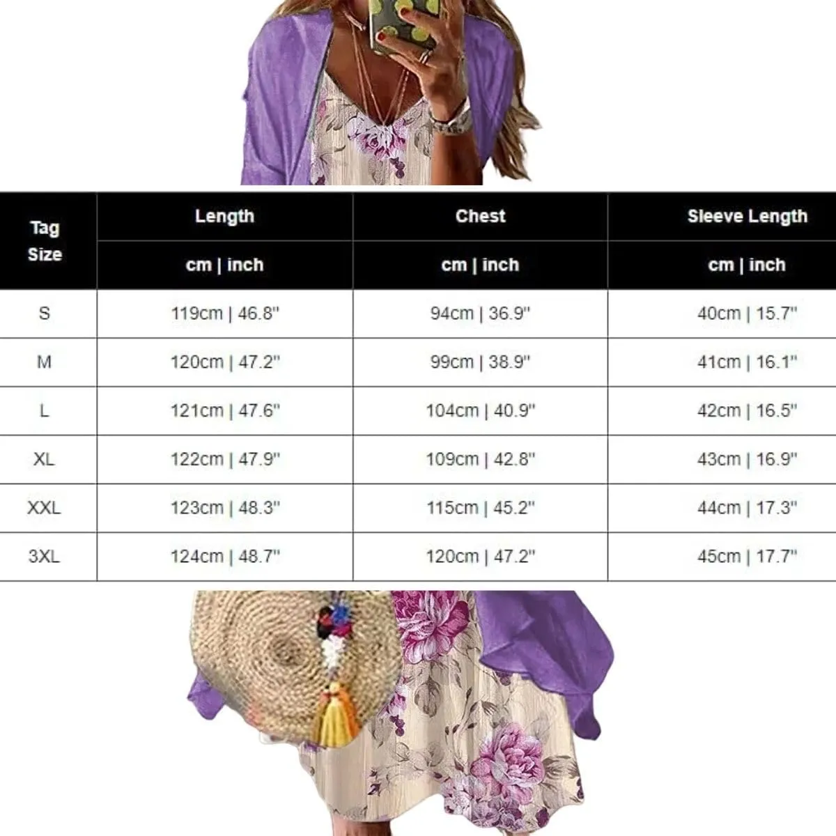 Bengbobar Womens Two-Piece Set Floral Maxi Dress Casual Wedding Guest Dresses Chiffon Flowy Irregular Hem Dress with Jacket