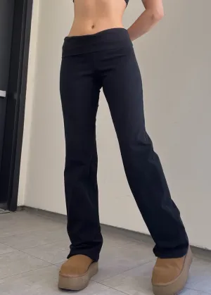 Black Athletic Flares (L-XL)