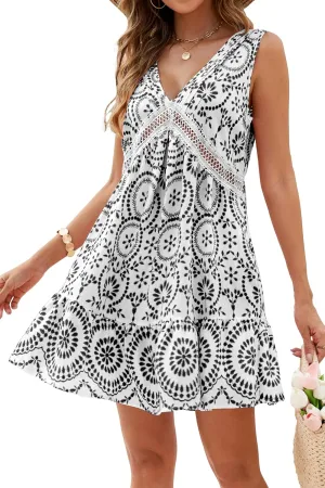 Blooming Jelly Womens Swimsuit Coverup Swimwear Bathing Suit Cover Up Floral Lace Boho Beach Dress with Pockets