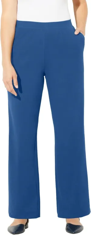 Catherines Women's Plus Size Suprema Wide Leg Pant