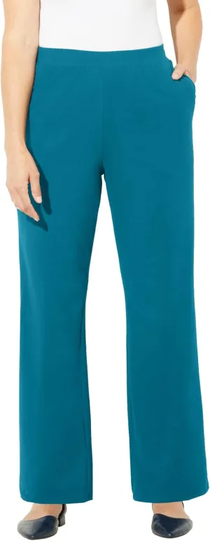 Catherines Women's Plus Size Suprema Wide Leg Pant
