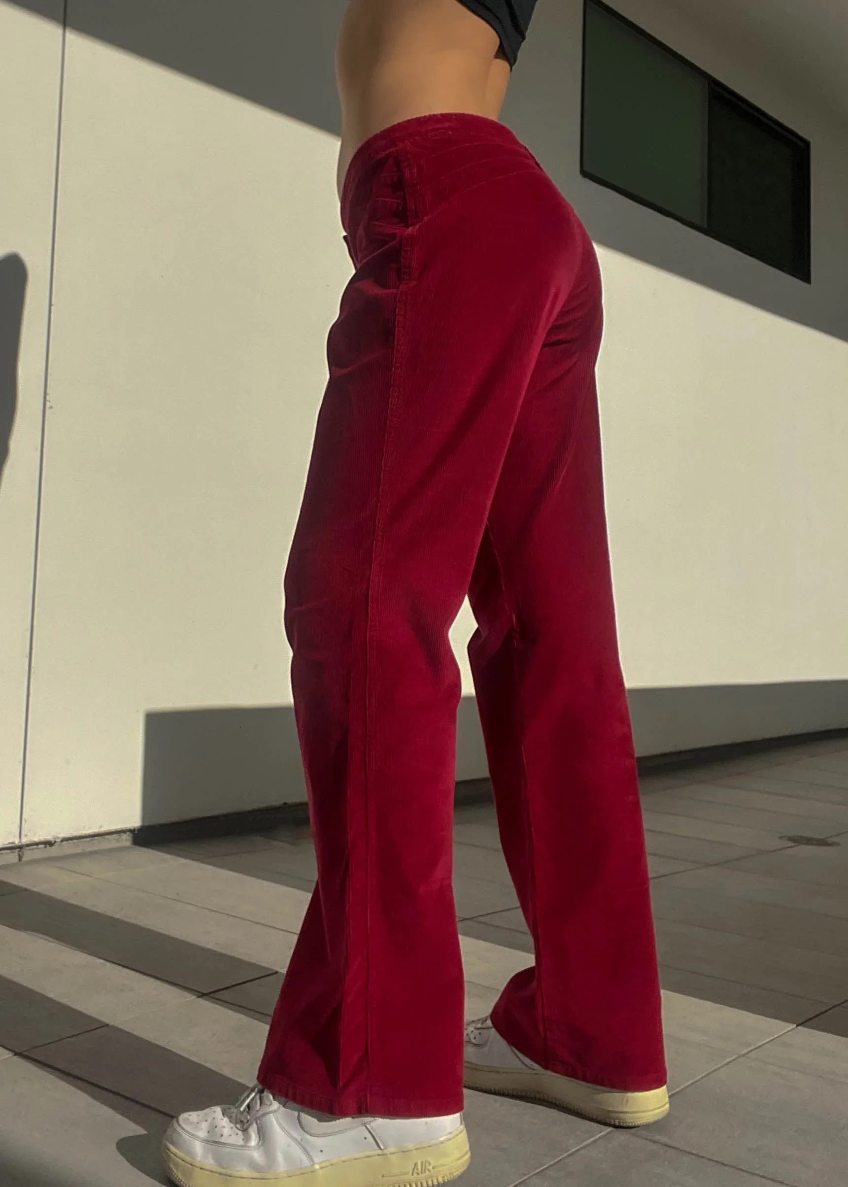 Cherry Red Flared Cords (M)