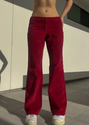 Cherry Red Flared Cords (M)