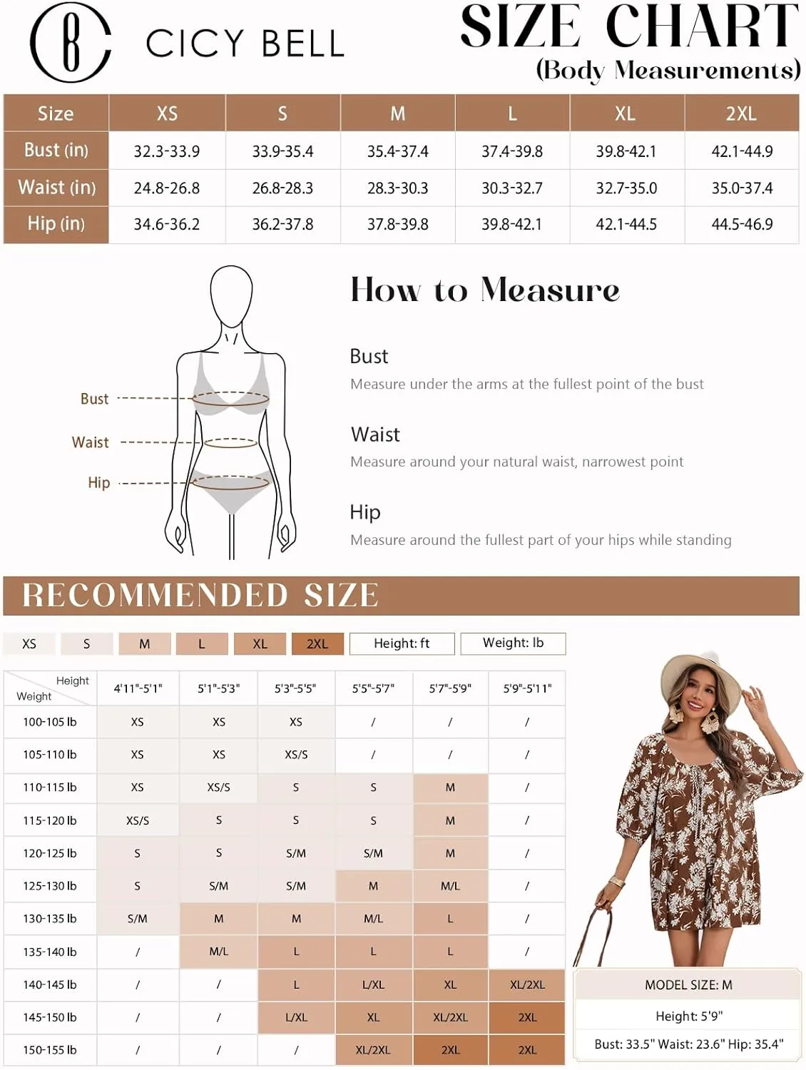 Cicy Bell Womens Summer Floral Romper Loose Scoop Neck Lantern Sleeve Short Jumpsuits Front Tie Beach Outfits