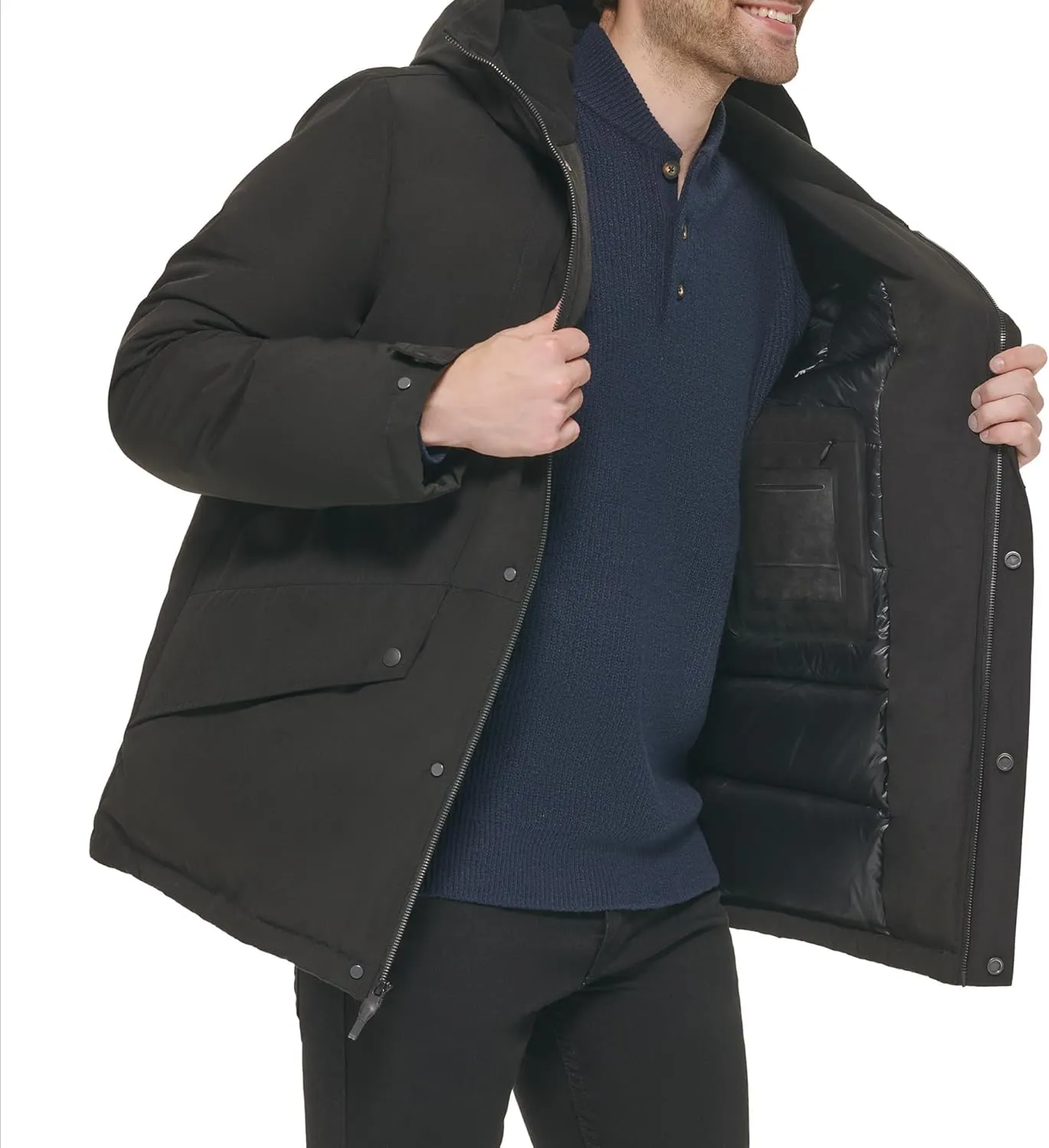 Cole Haan Men's Hooded Puffer Jacket