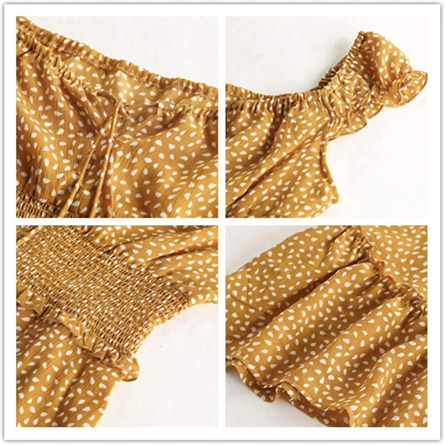 Cute Short Summer Dresses for Teens Sexy Ruffle Floral Sundresses Tie Front Pleated Boho Mini Smocked Dress