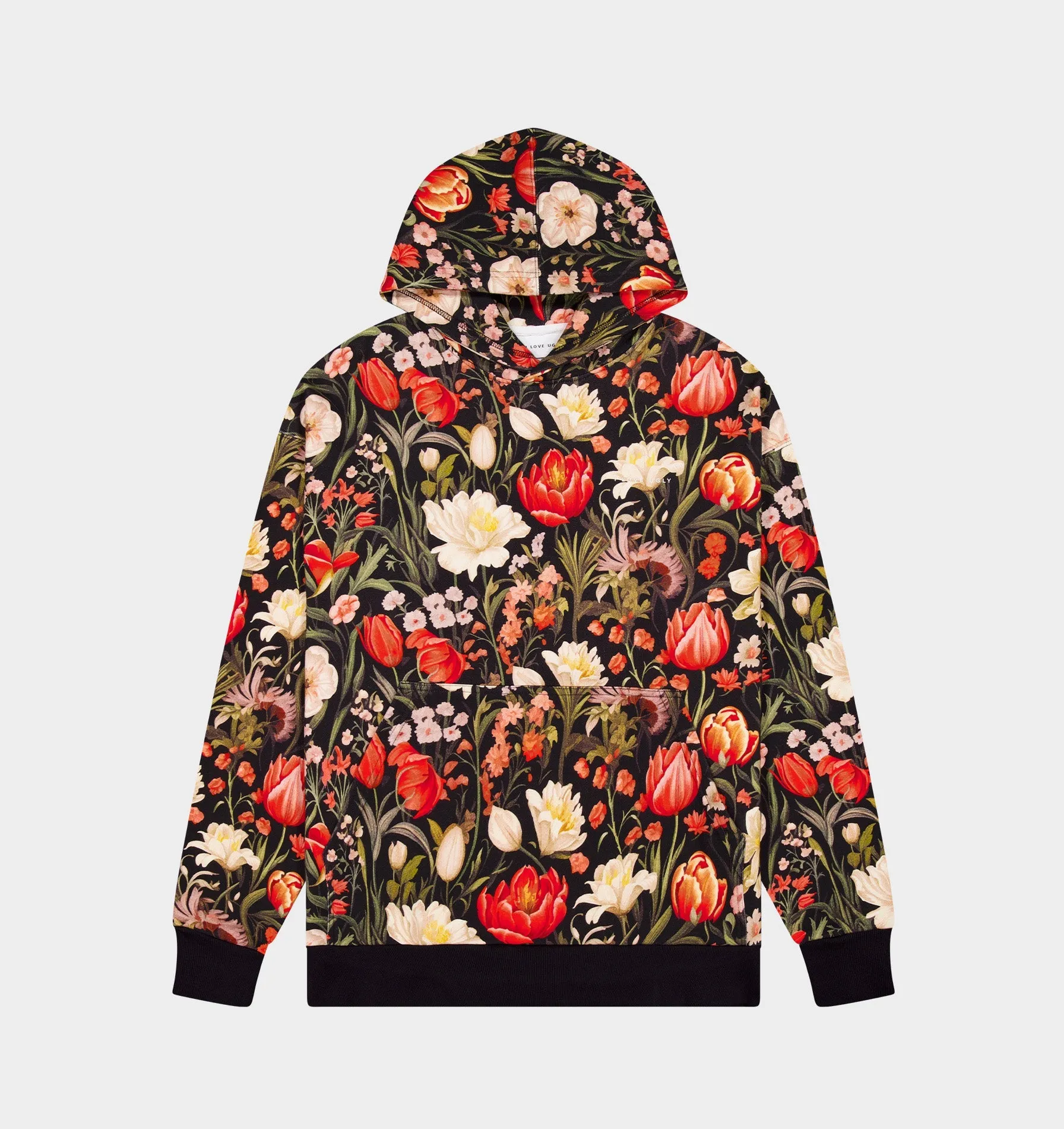 Dark Floral Box Hood - Dark Floral