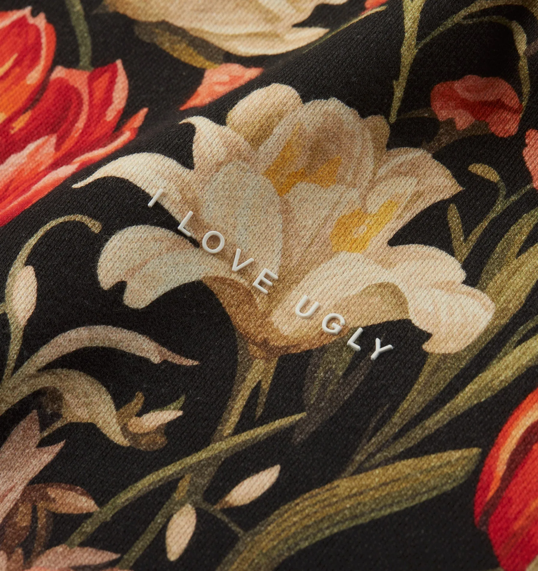 Dark Floral Box Hood - Dark Floral