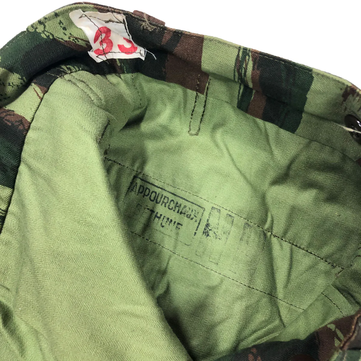 Deadstock French Lizard Camo 47/56 Airborne Jump Pants