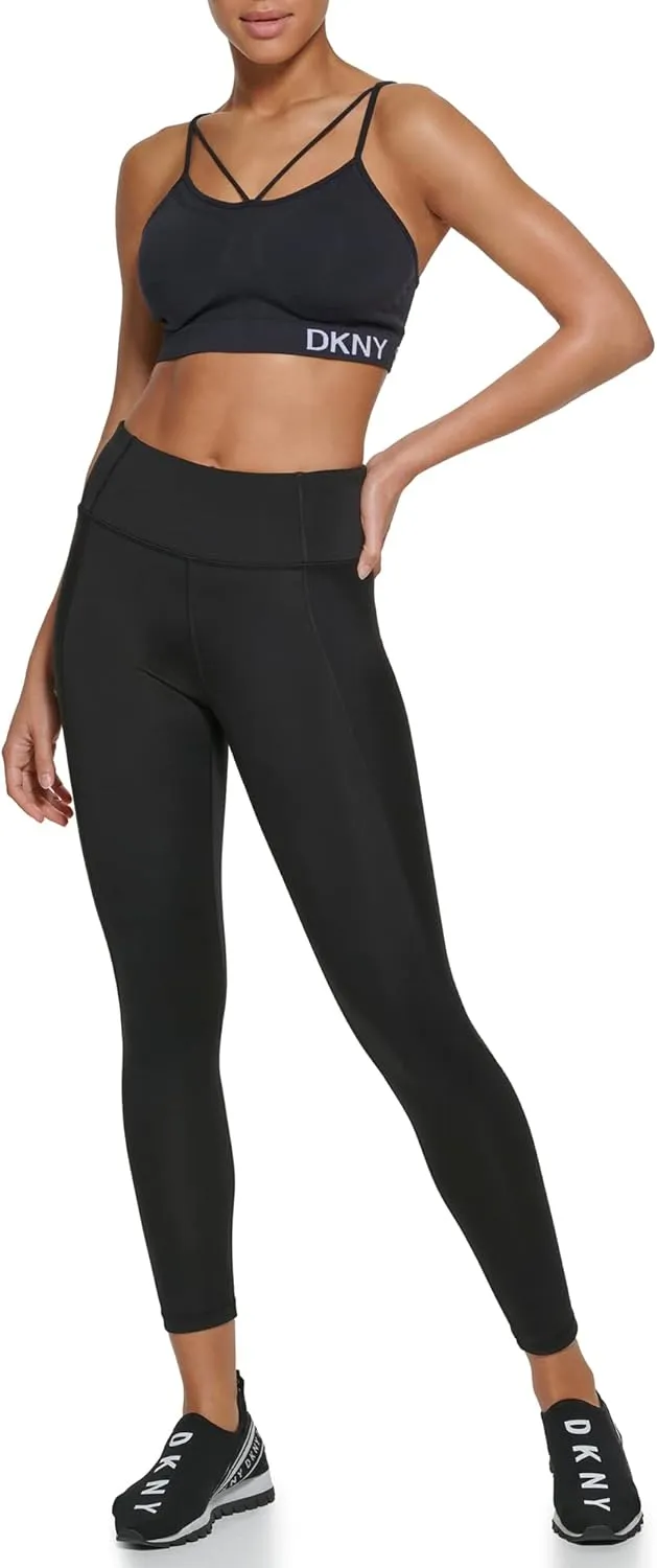 DKNY Women's Seamless High Waisted Tummy Control Leggings