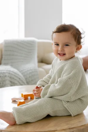 Elliot Knit Set in Grey