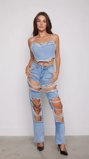 Erinx Denim Pants