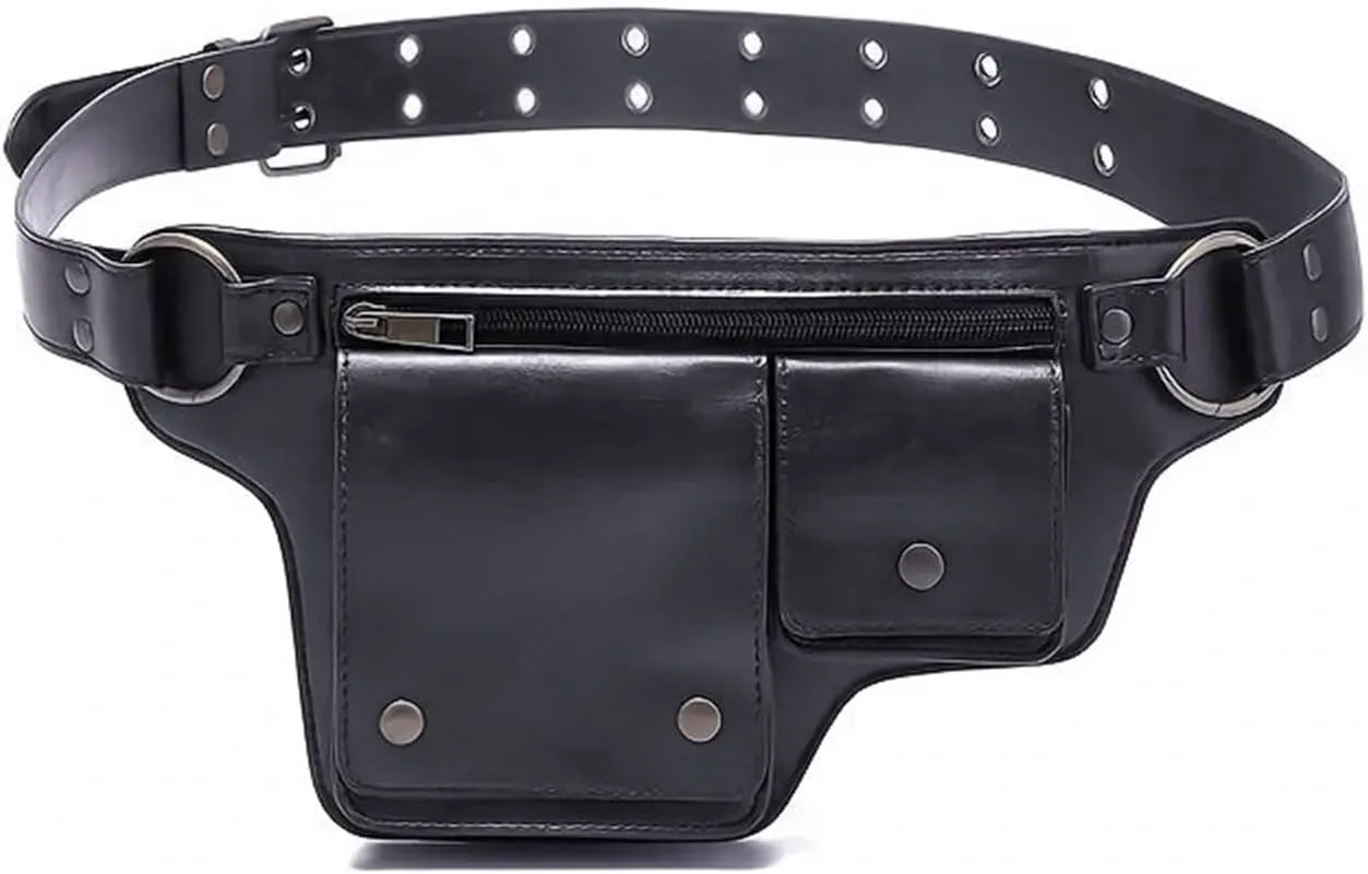Fanny Packs for women fashionable,Fanny Pack Lace Waist Bag Pouch Utility Belt Fanny bag Waist Pack for Sports Hiking Travel Renaissance Faire Festival Fanny Pack