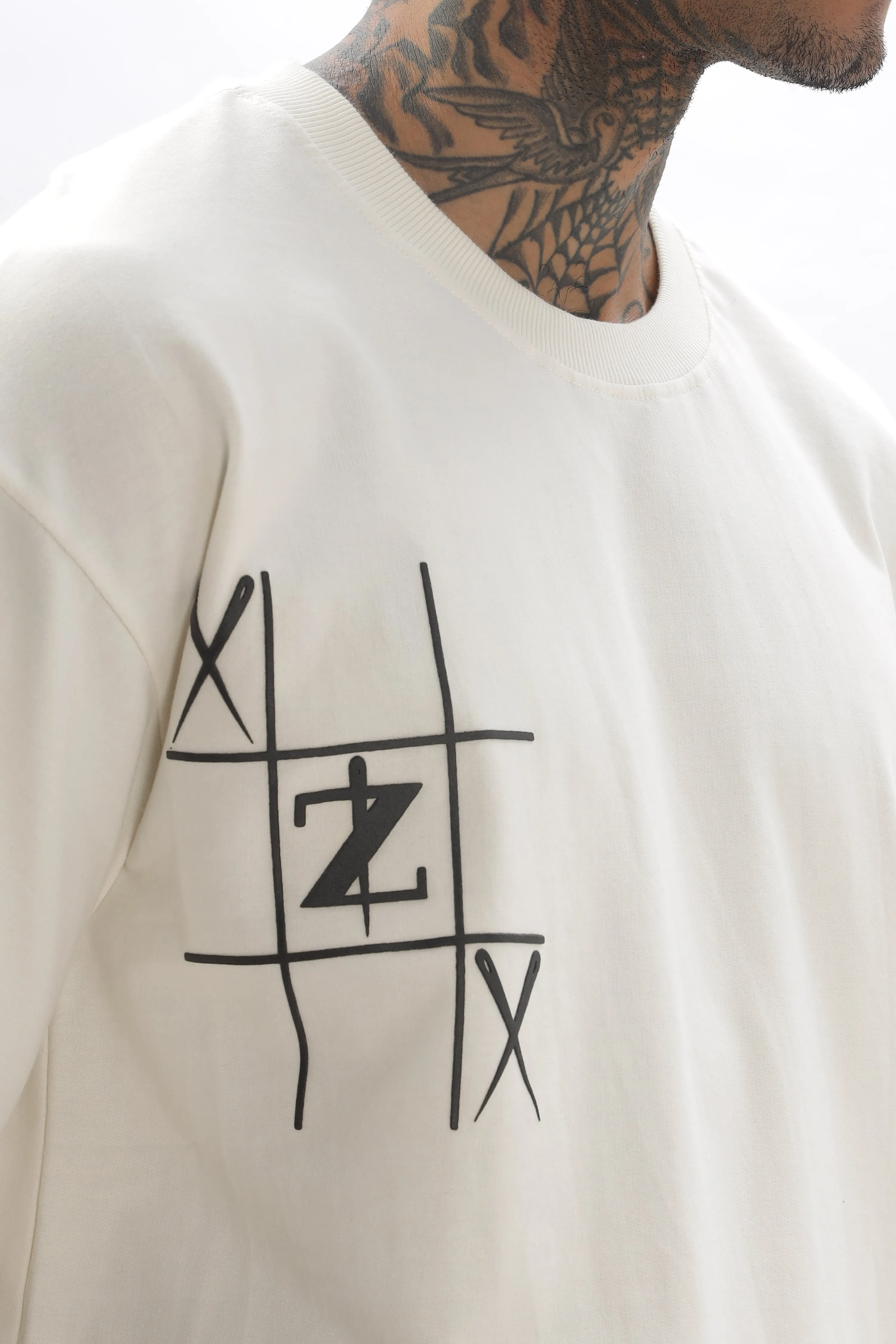 GameOn XO Cream Dropshoulder Tshirt