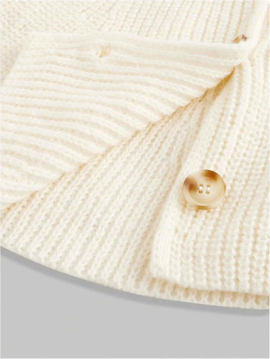 GORGLITTER Women's Peplum Cardigan Jackets Business Casual Work Knit Tops Button Front Long Sleeve Fall Outfits