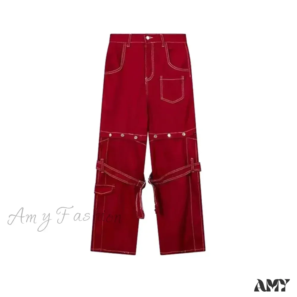 Halloween Red Pants Vintage
