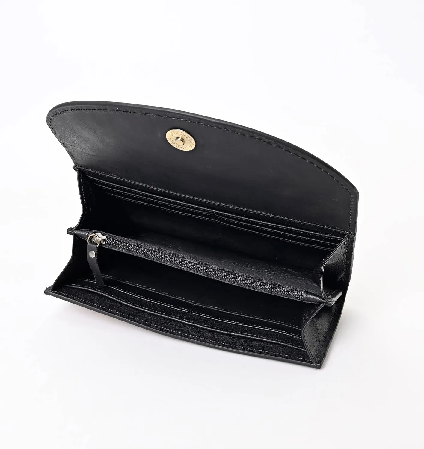 Handtooled Leather Detail Trifold wallet for Women-Multi Credit Card Slots, valentines day gifts