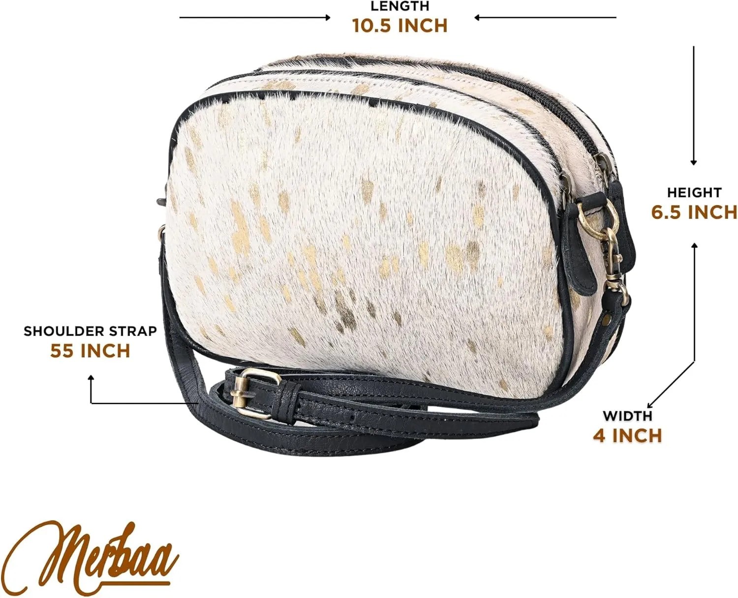 Hantooled Womens Leather Leopard Clutch Shoulder Cross body Fur HandBags Ethnic Customs Leather Purse Classic Bag
