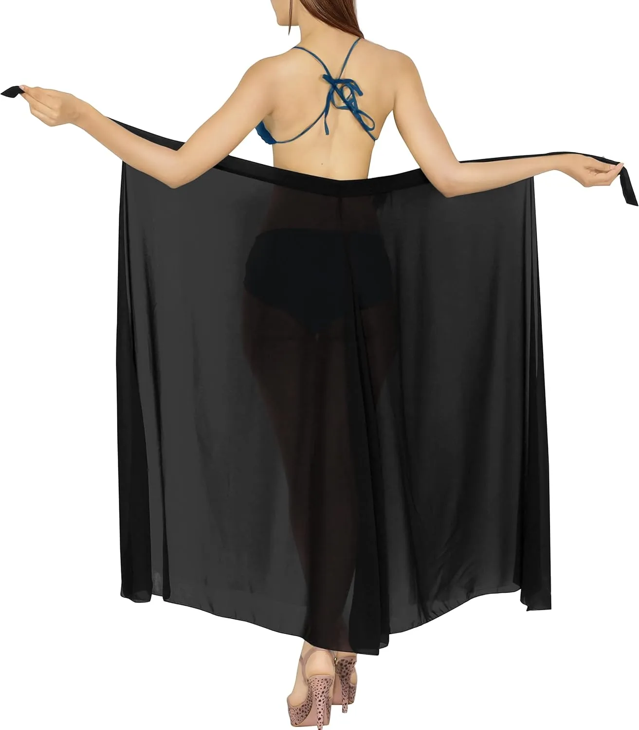 HAPPY BAY Women's Sarong Swimwear Cover Up Summer Bikini Wrap Skirt Cover-Ups