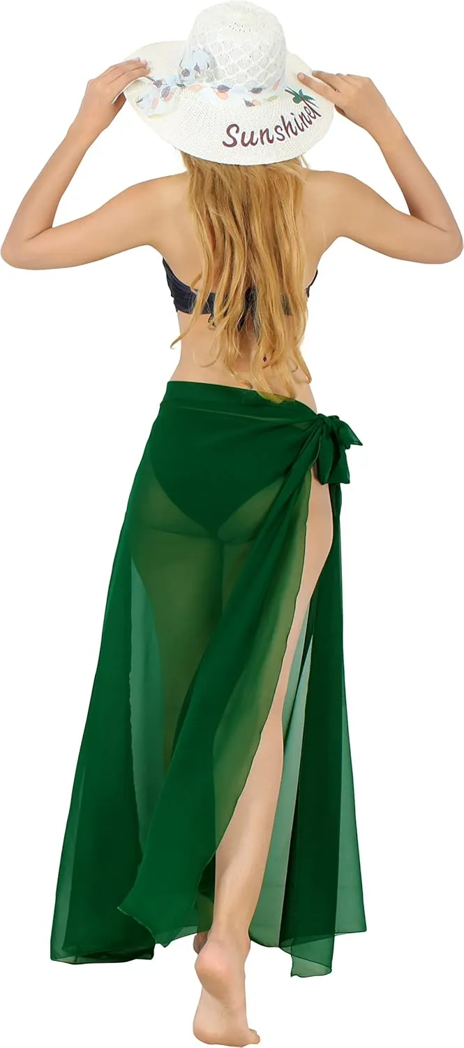 HAPPY BAY Women's Sarong Swimwear Cover Up Summer Bikini Wrap Skirt Cover-Ups