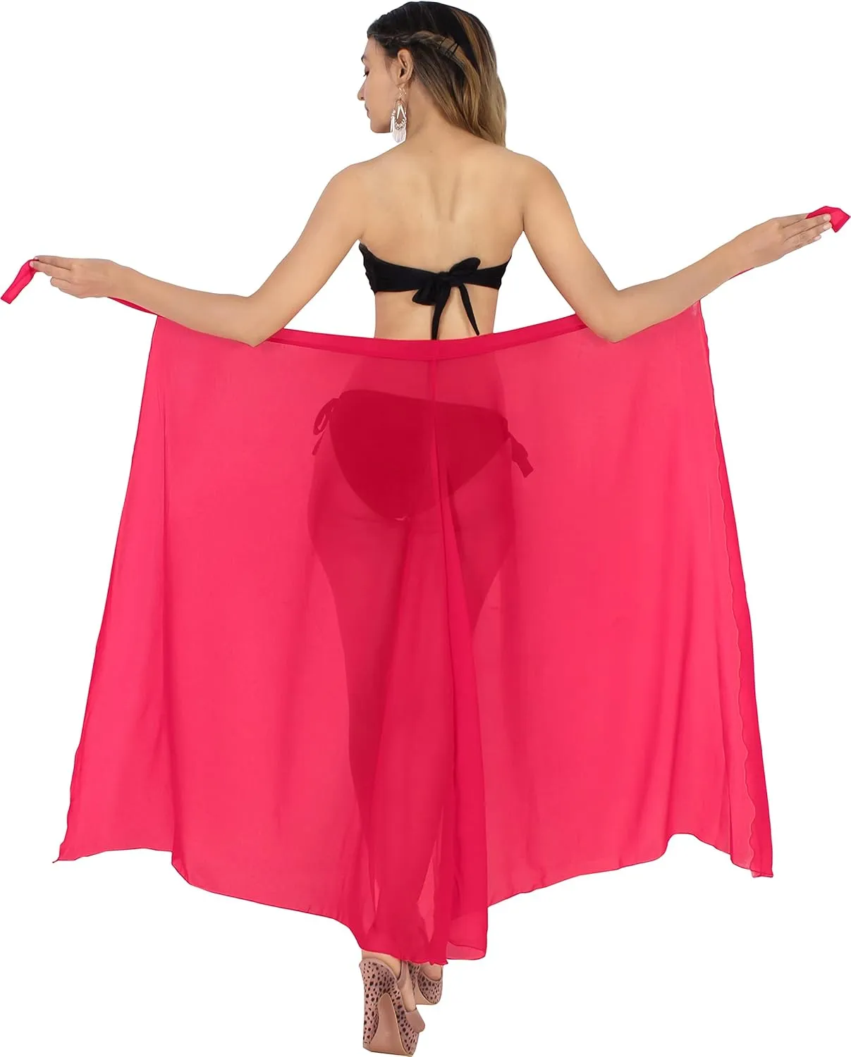 HAPPY BAY Women's Sarong Swimwear Cover Up Summer Bikini Wrap Skirt Cover-Ups