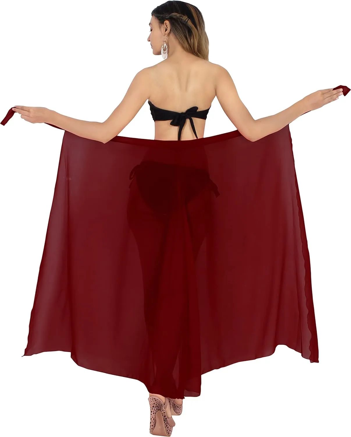 HAPPY BAY Women's Sarong Swimwear Cover Up Summer Bikini Wrap Skirt Cover-Ups