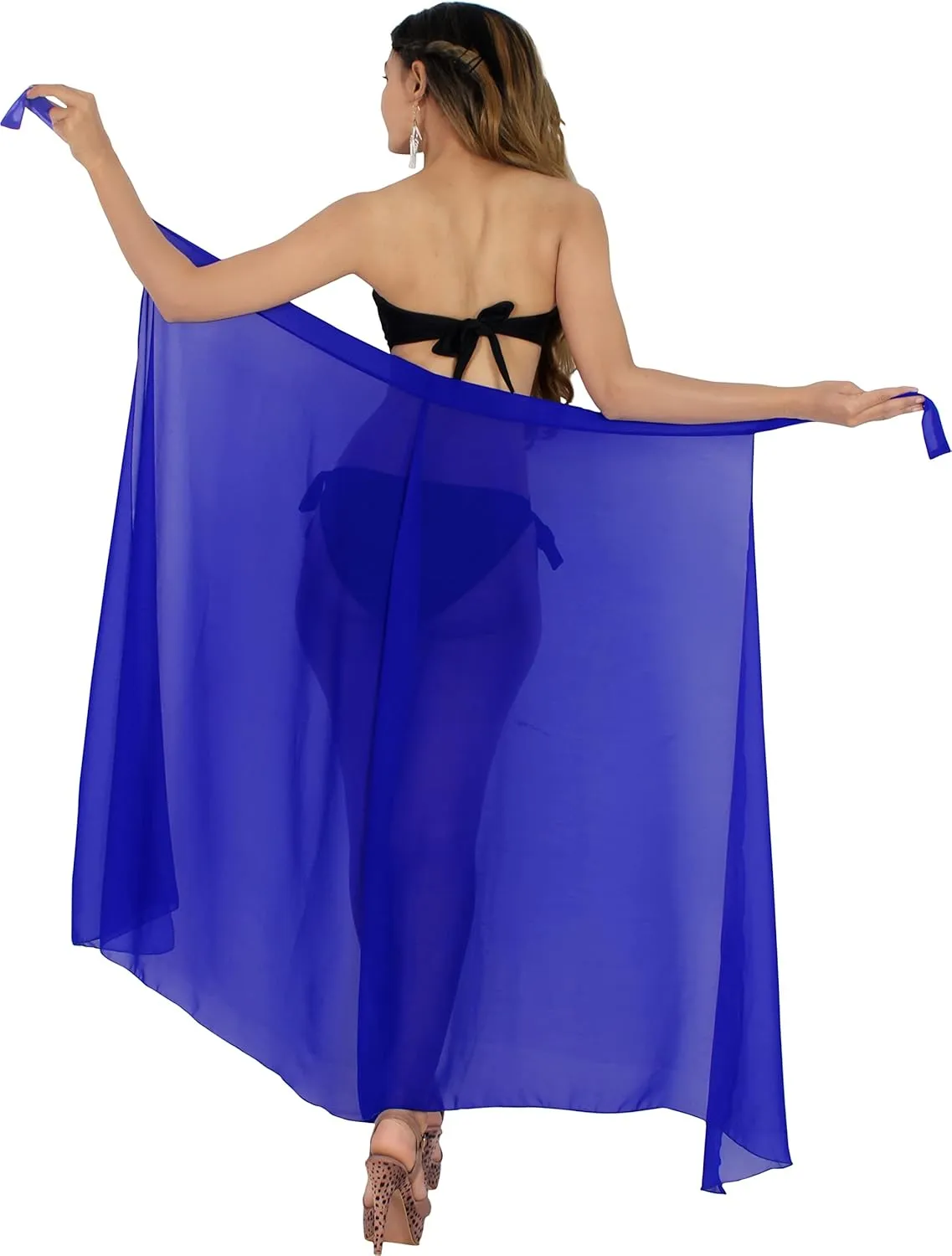 HAPPY BAY Women's Sarong Swimwear Cover Up Summer Bikini Wrap Skirt Cover-Ups