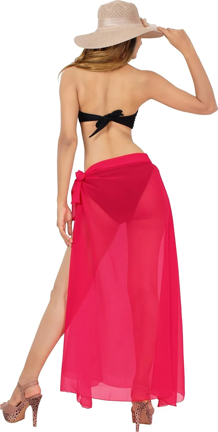 HAPPY BAY Women's Sarong Swimwear Cover Up Summer Bikini Wrap Skirt Cover-Ups