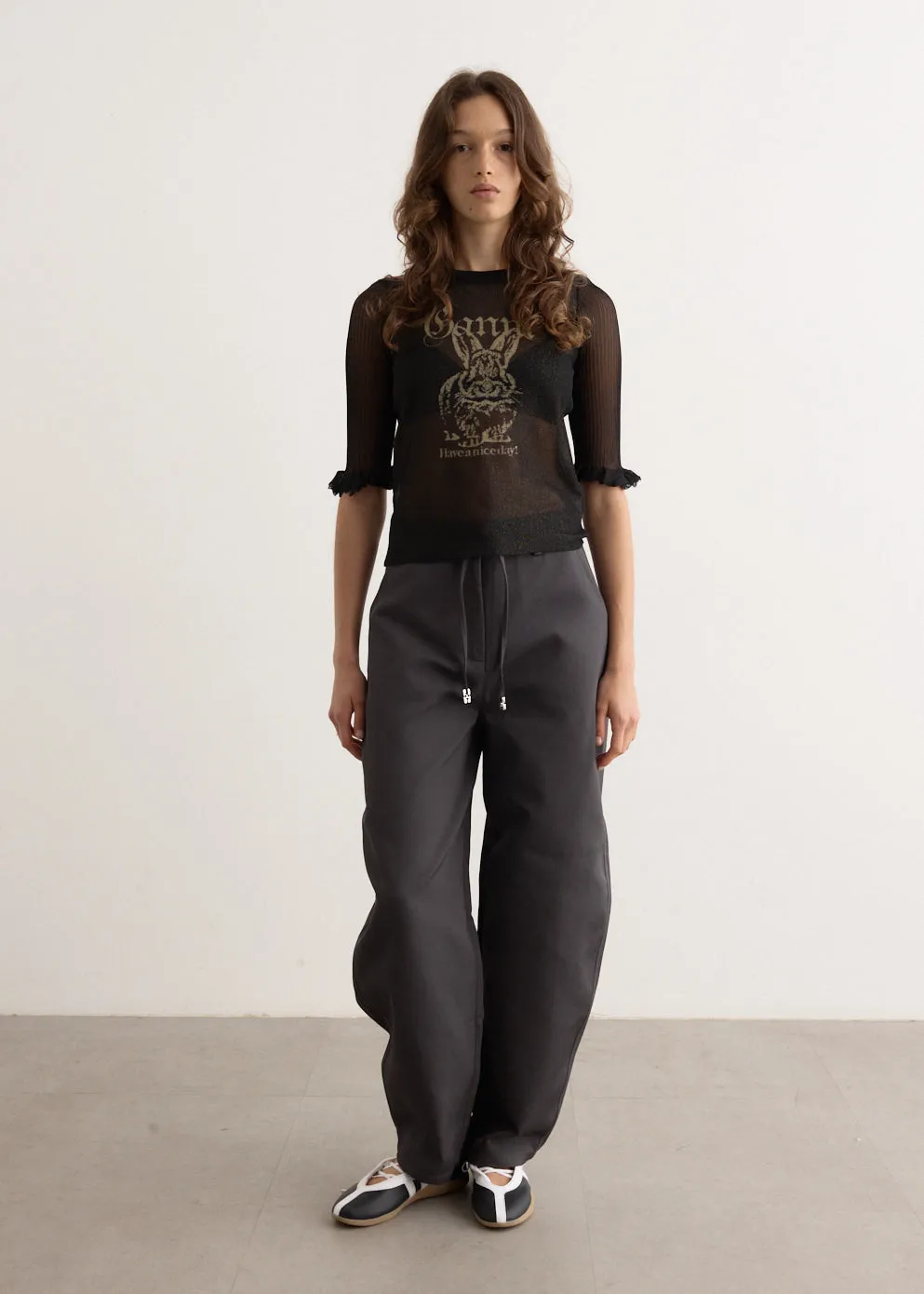 Heavy Twill Curved Pants