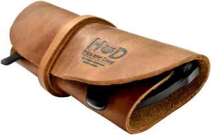 Hide & Drink, Rustic Leather Sunglass Wrap, Slim Travel, Soft Eye Glasses Storage, Handmade Includes 101 Year Warranty