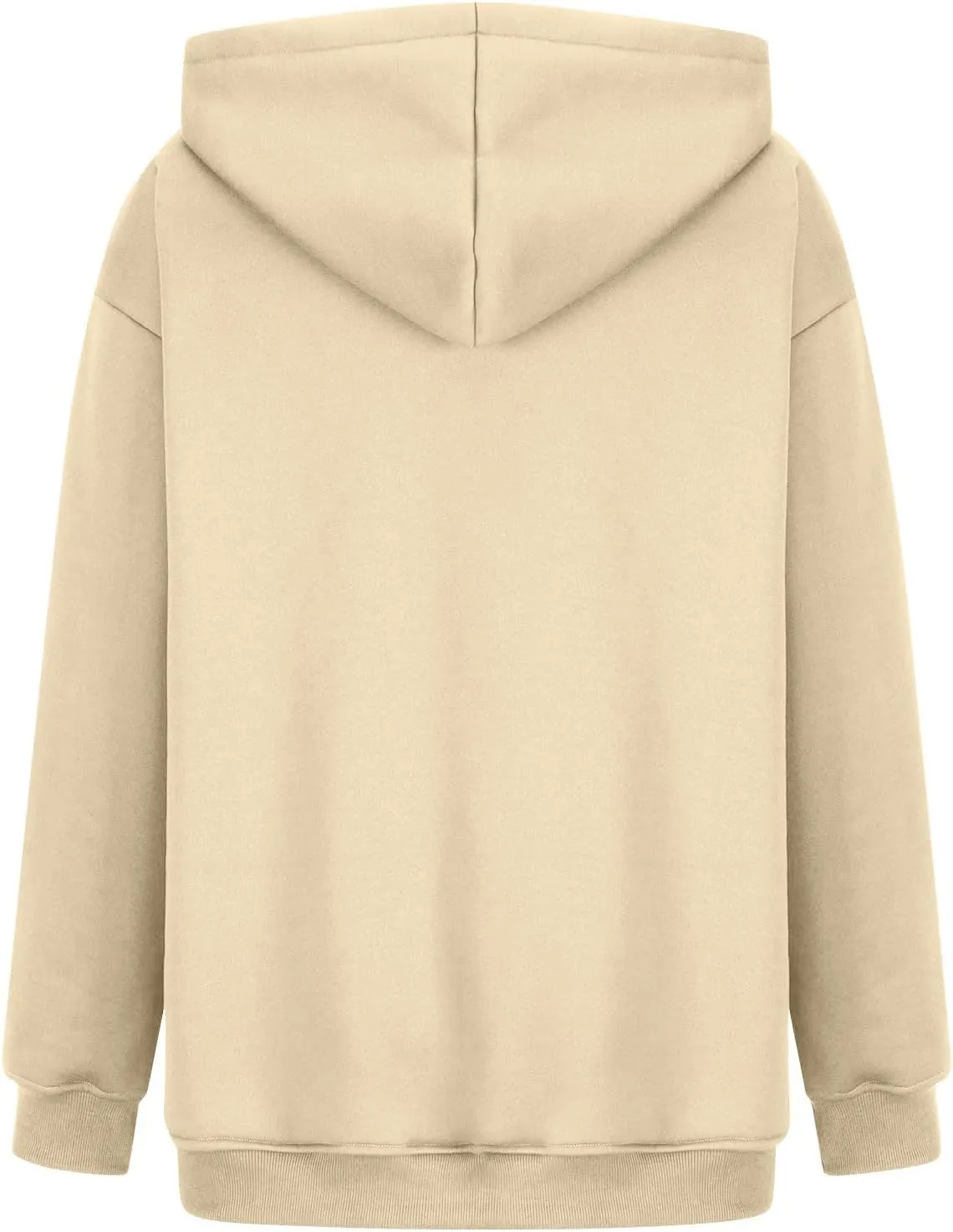 Hoodies For Women Plain Pocket Zip Sweatshirt Basic Long Sleeve Coat Outdoor Ladies Daily Tops Trendy Sport Outfits