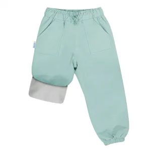Jan & Jul Kids Cozy-Dry Rain & Snow Pants - Dusty Mint