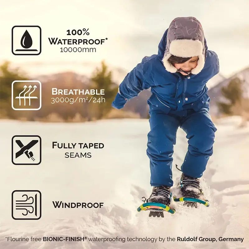Jan & Jul Kids Cozy-Dry Rain & Snow Pants - Dusty Mint