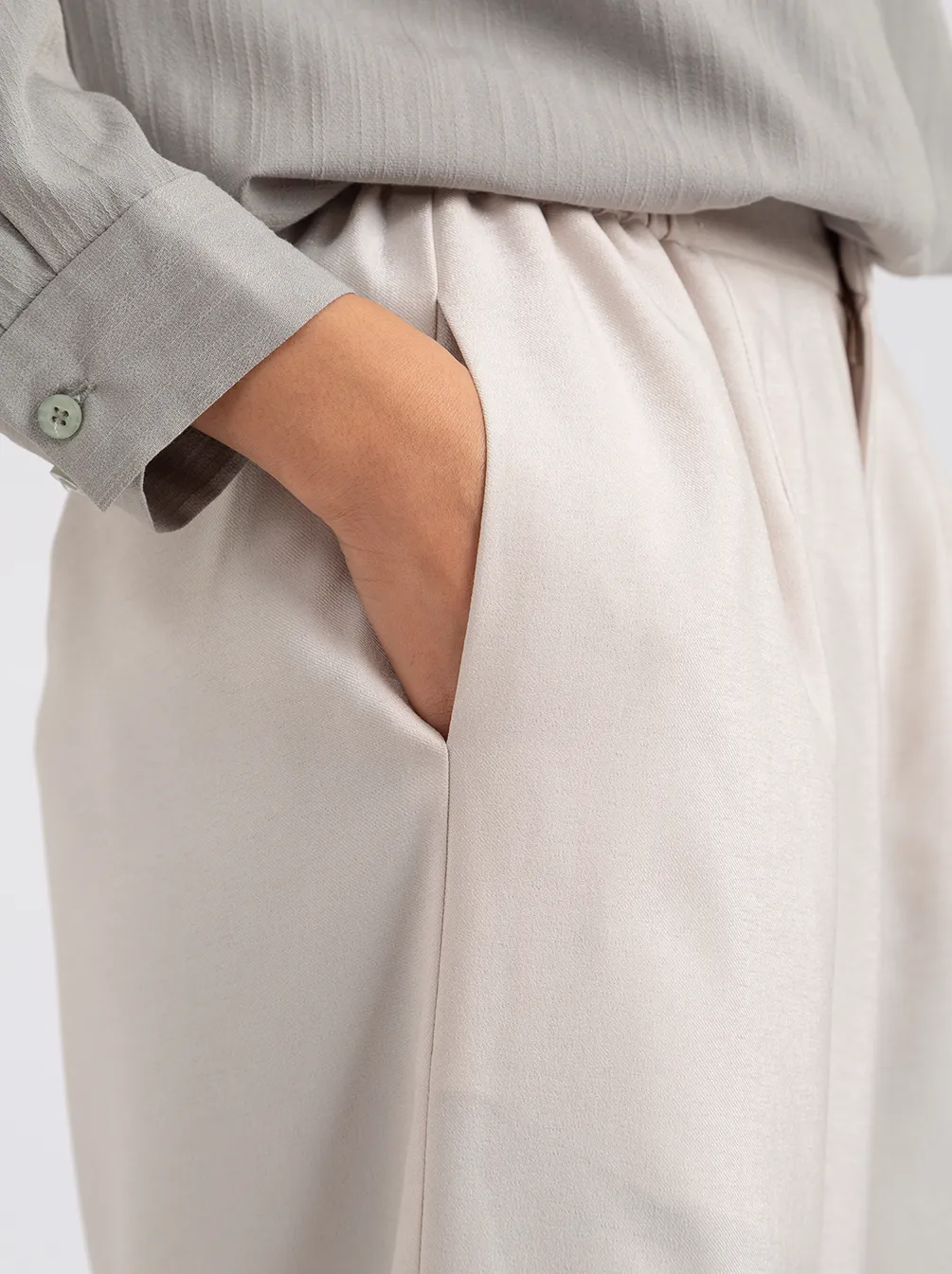 KIAN PANTS PLAIN GREY