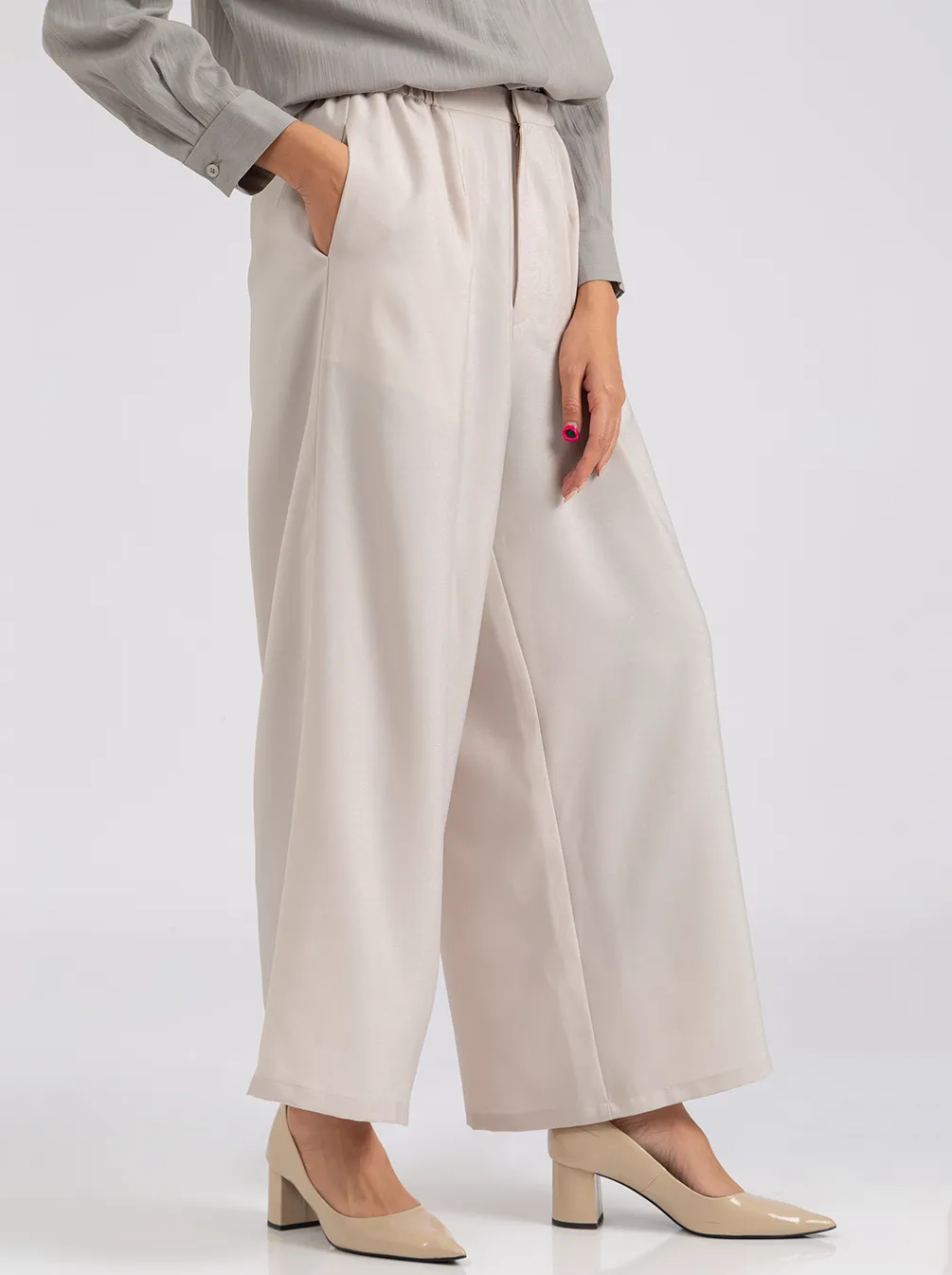 KIAN PANTS PLAIN GREY