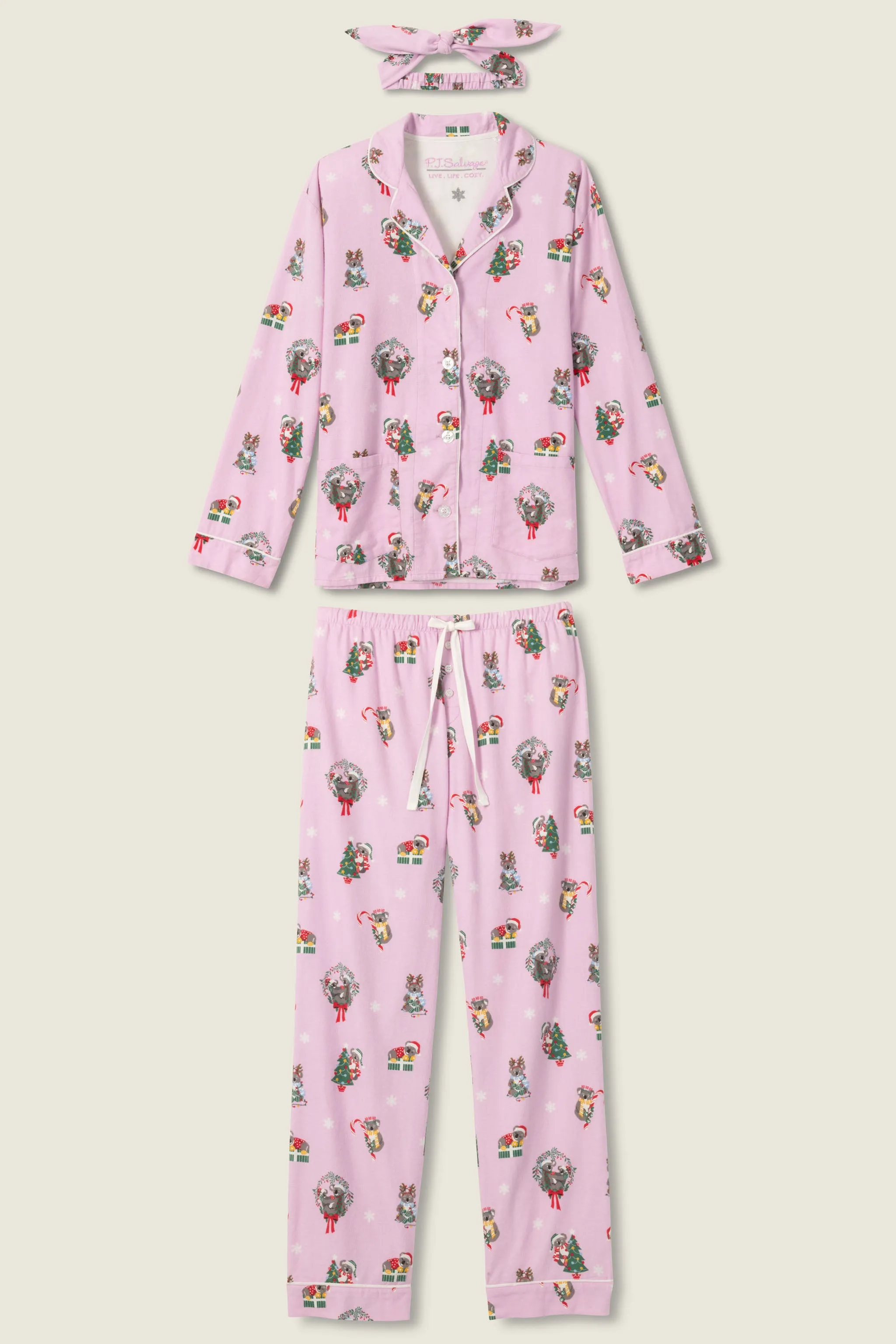 Koality Holiday Flannel PJ Set