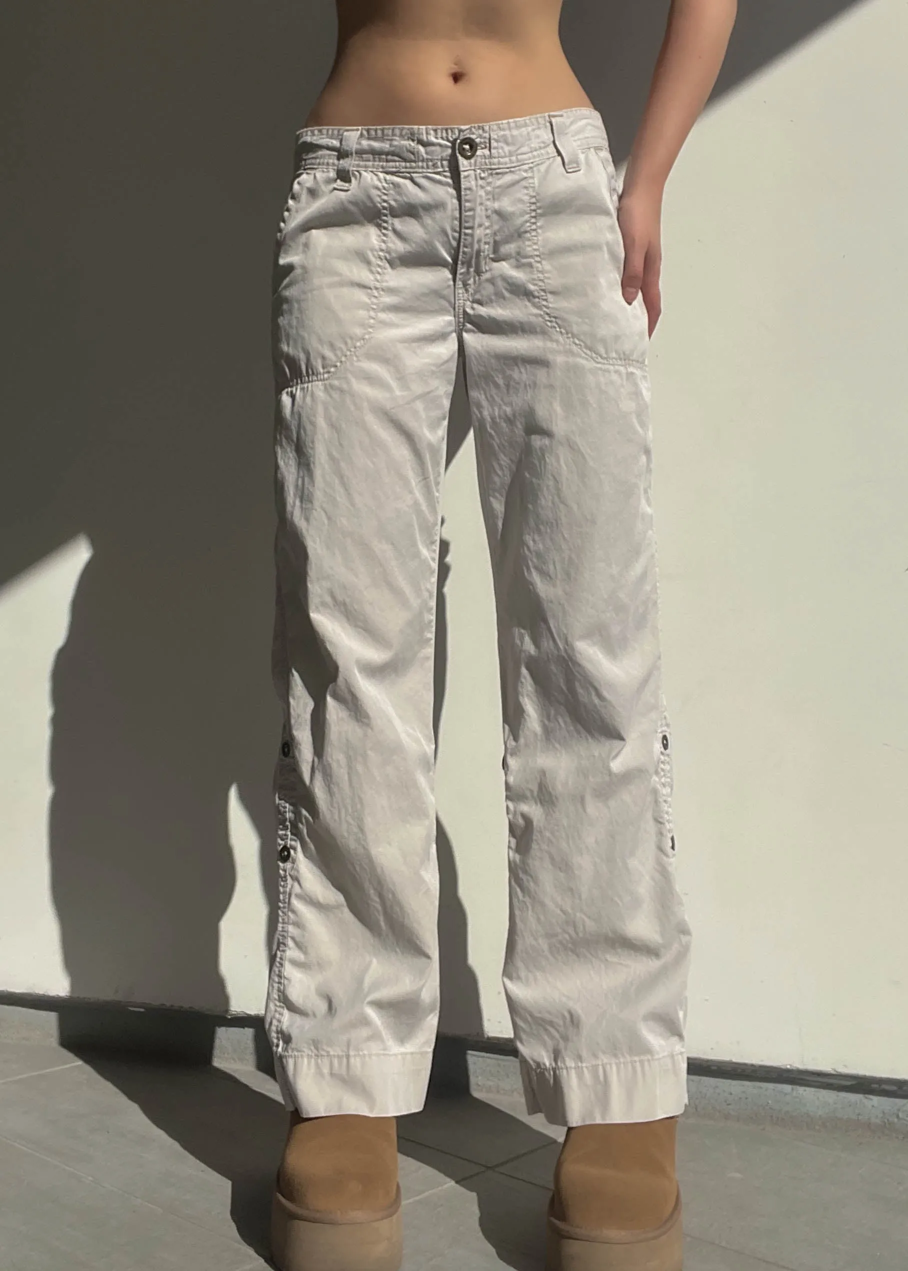 Levi’s Beige Y2k Wide Leg Pants (M)