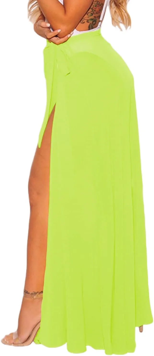 LIENRIDY Women's Swimsuit Cover Up Summer Beach Wrap Skirt Swimwear Bikini Cover-ups
