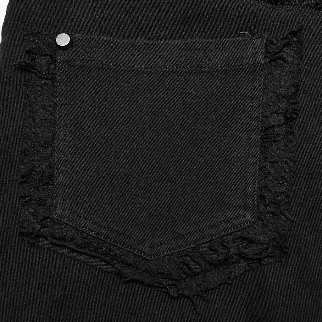 Men's Punk Distressed Pants