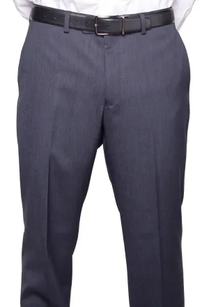 Michael Kors Men's Modern Blue Non Pleated Regular Fit Dress Pants - XQX0010