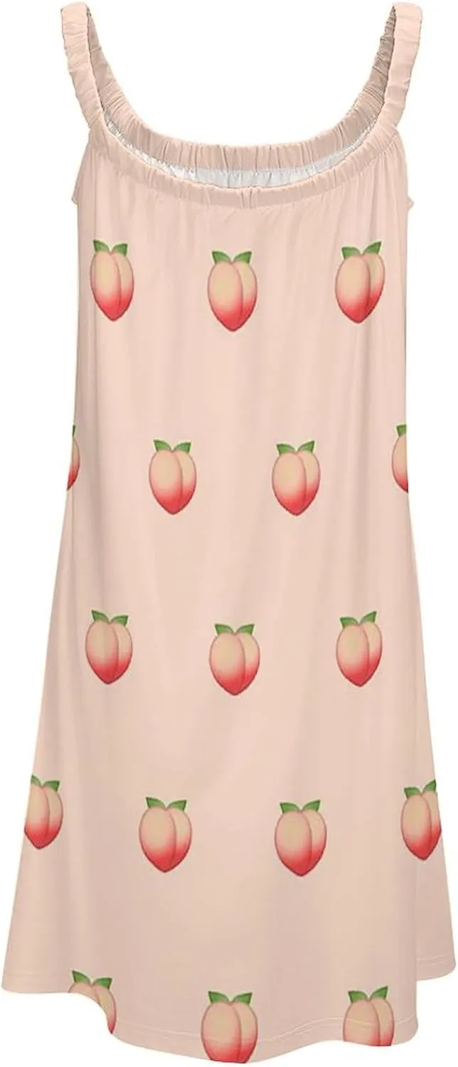 micidad Summer Dresses for Women Tropical Sleeveless Sundress Casual Loose Beach Cover Ups Dress, 5X-Large